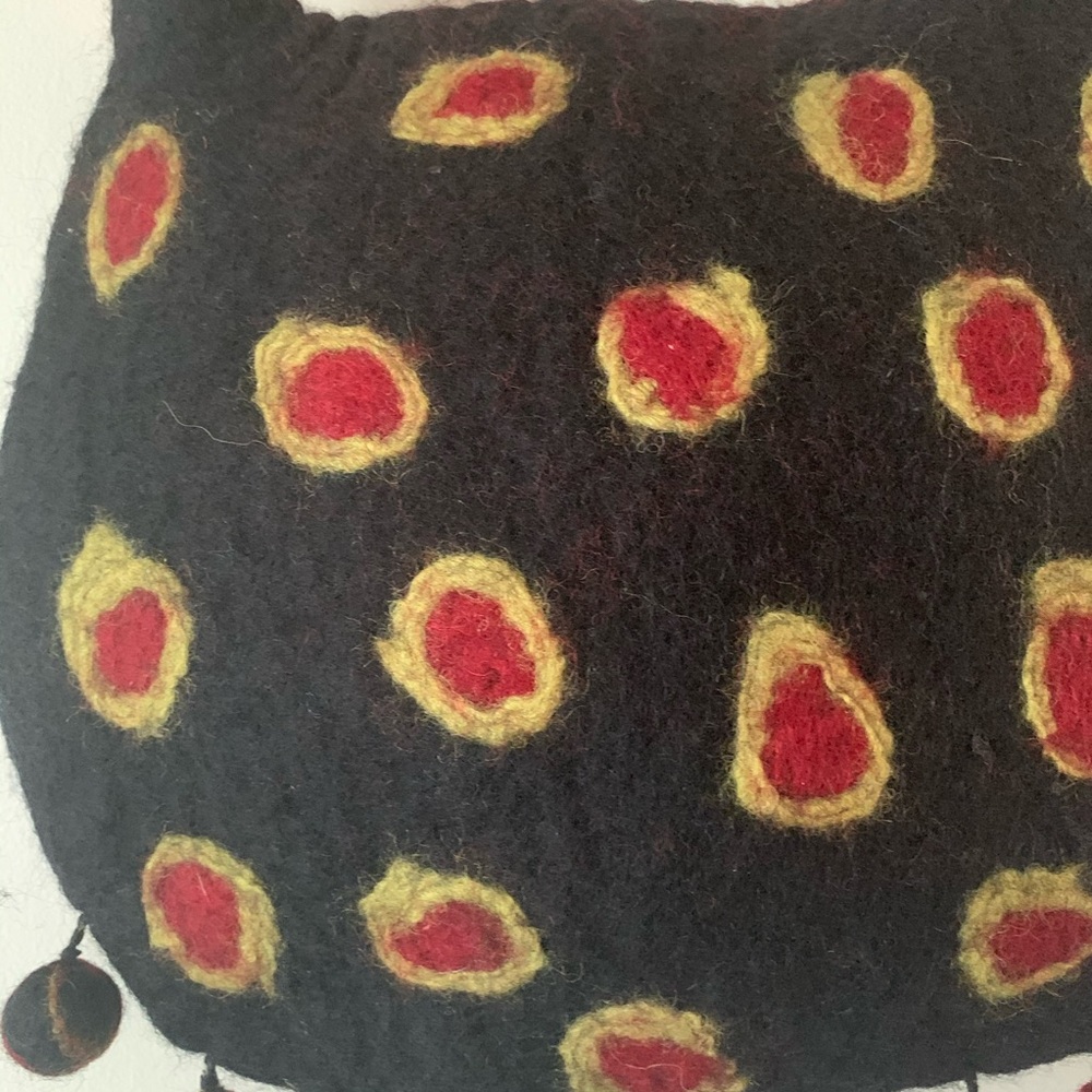 Rising Tide Multicolored Boho Wool Shoulder Bag S… - image 4